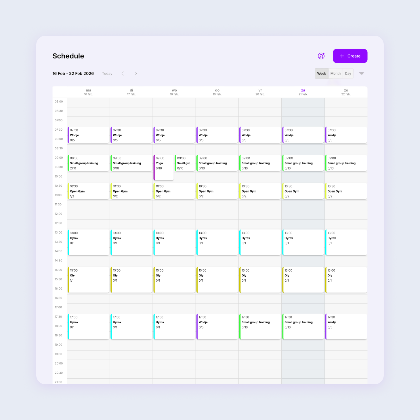 Scheduling and calendars